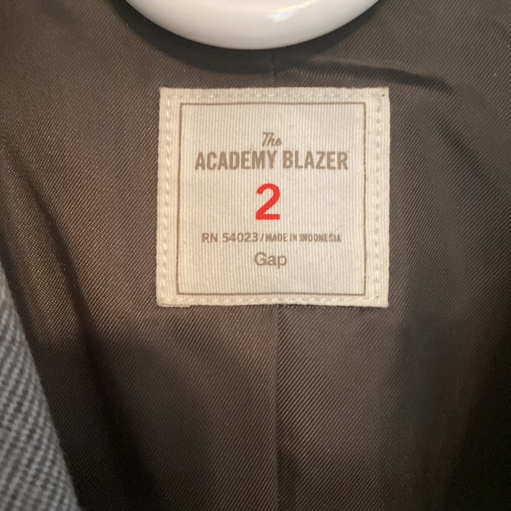 Grey herringbone blazer - Picture 3 of 3